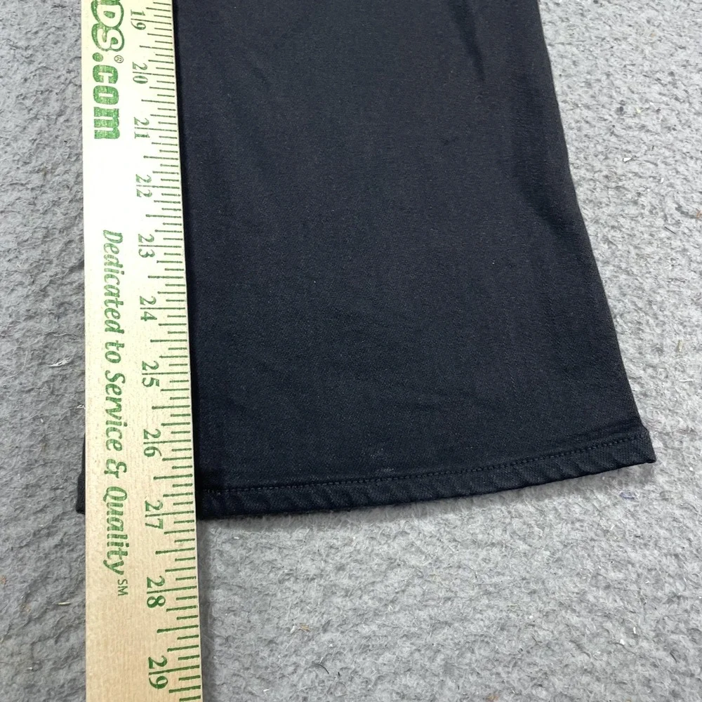 Pistola‎ Jeans Womens 29 Black Wash Mid Rise Slim Flare Stretch Denim 29x27.5